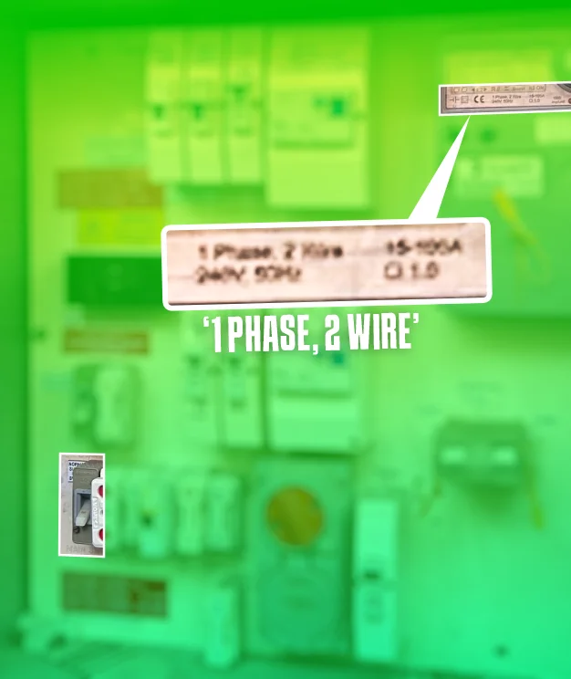 Single-phase smart meter example