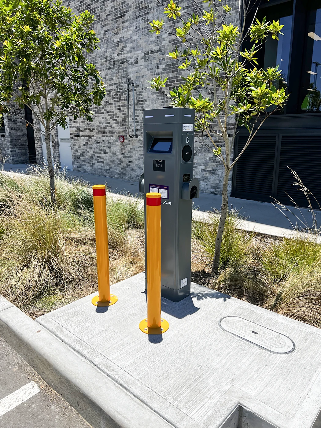 Commercial EV charging station