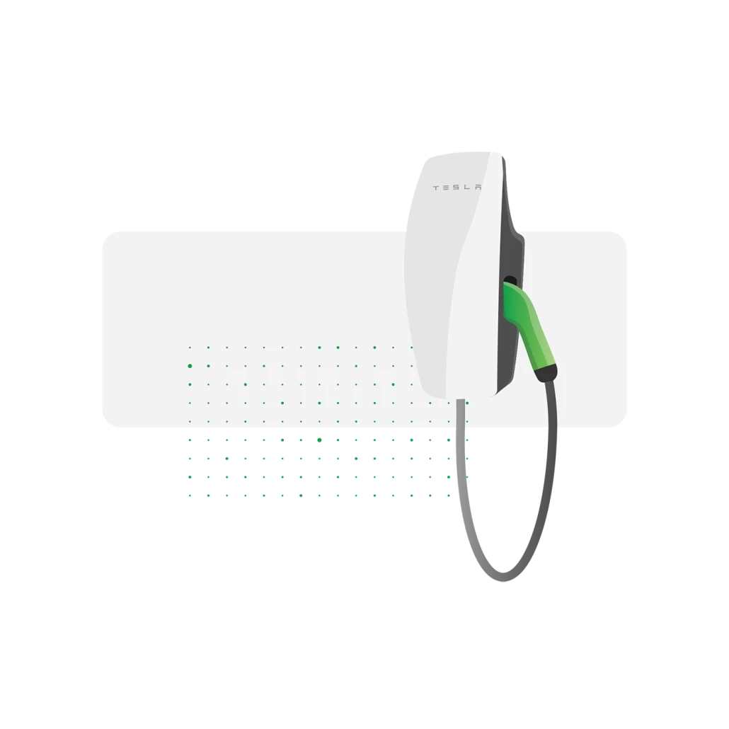 Tesla wall connector single phase charger