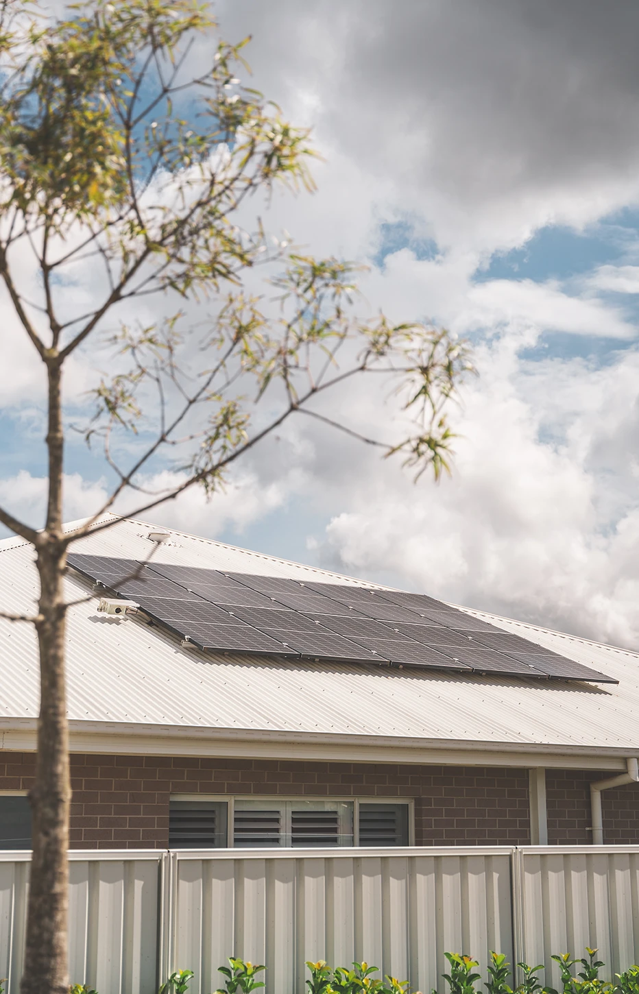 Residential solar system array