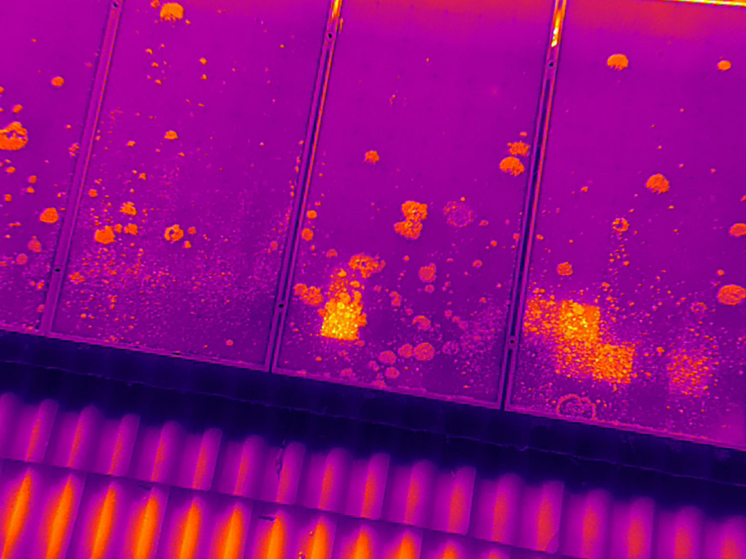 Solar thermal image health check