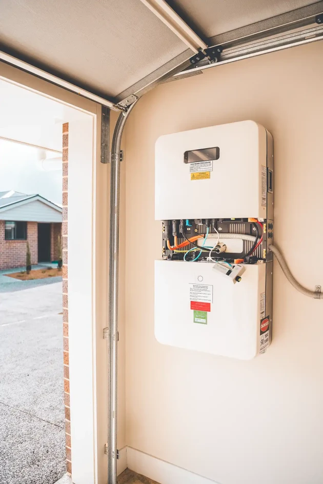 Home solar battery storage