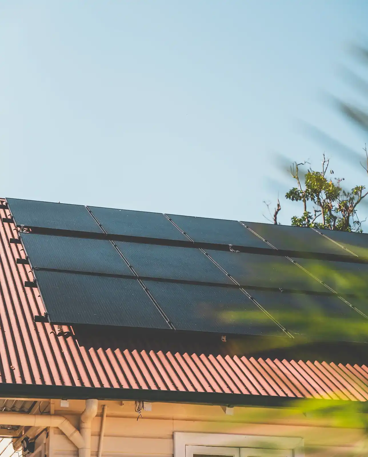 Solar energy array installation Solar energy array installation