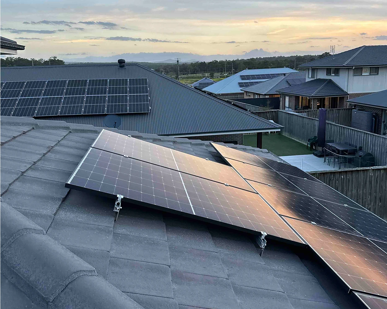 Residential solar PV system installation