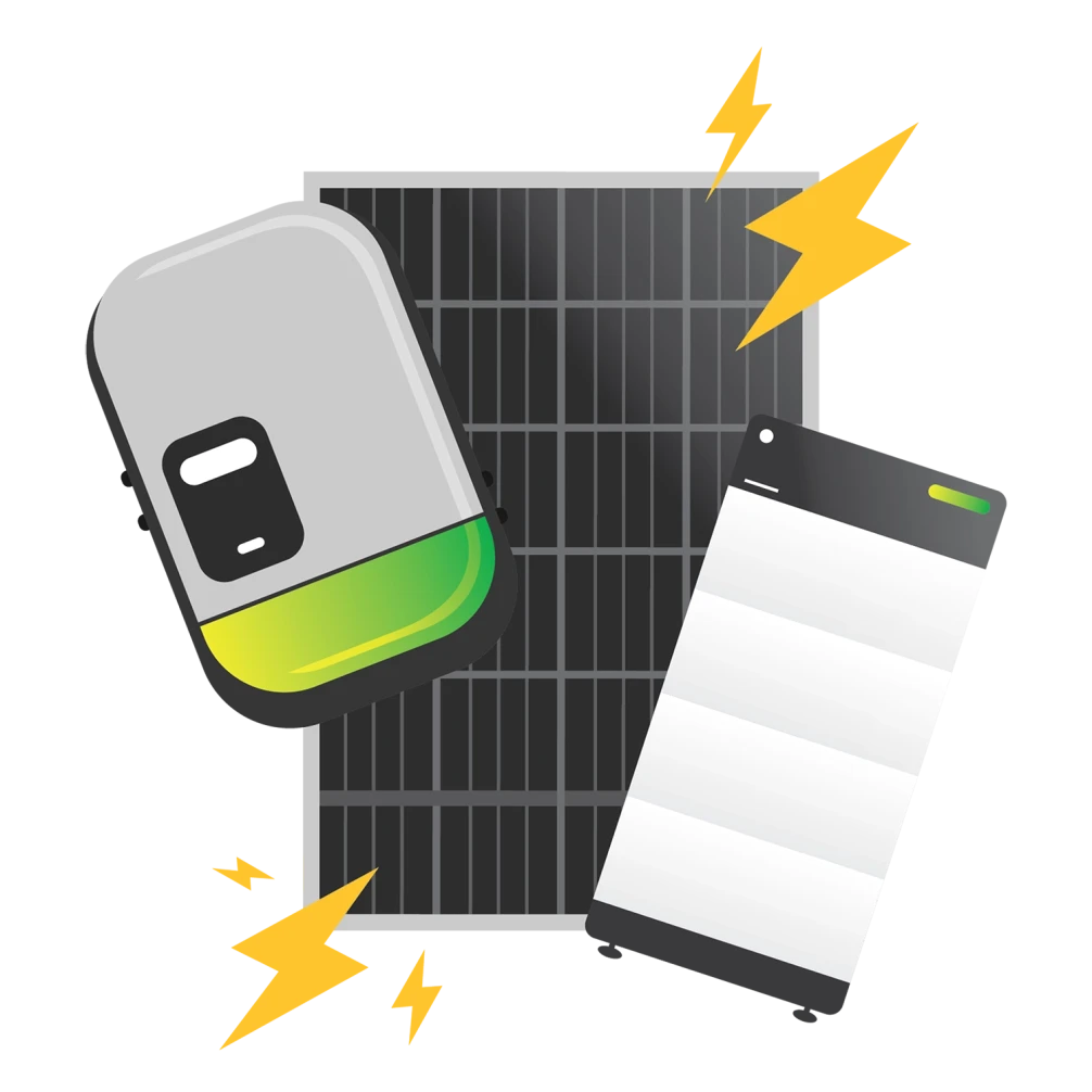Solar and Battery Icons