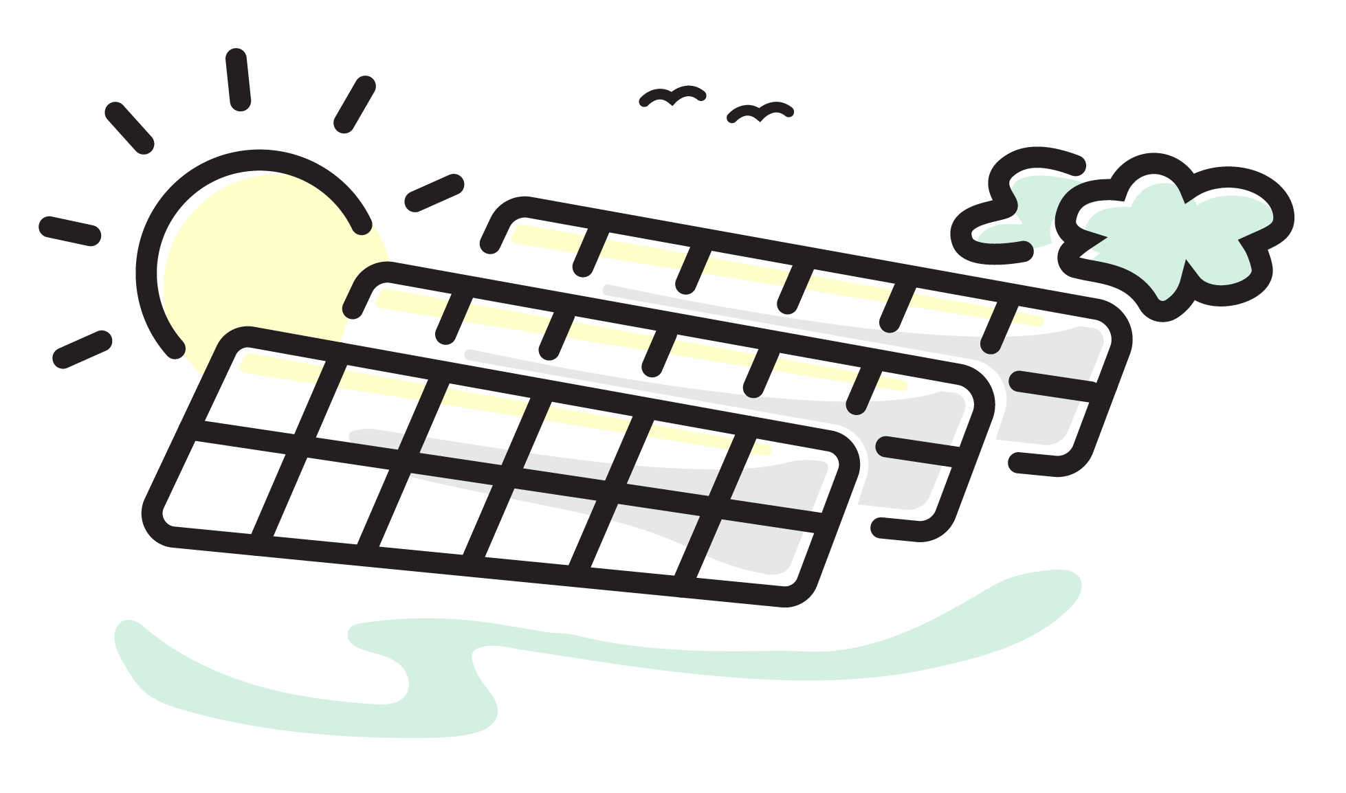 Solar farm icon Solar farm icon