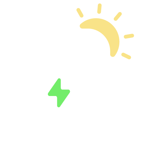 Solar Panel System Icon