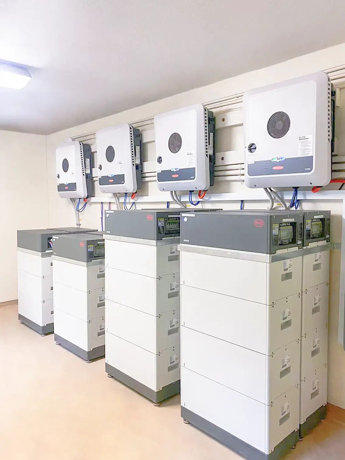 BYD Commercial battery-box installation