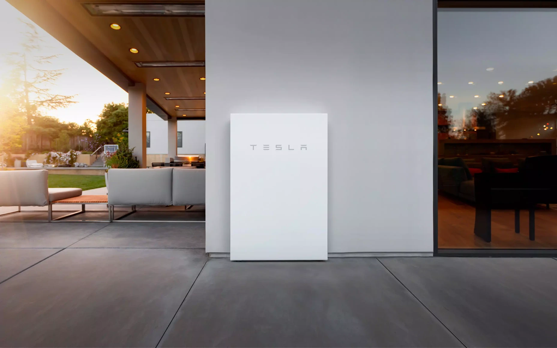 Tesla powerwall garage installation home