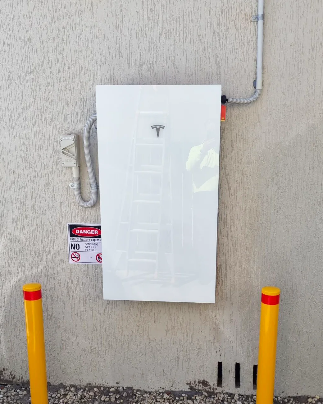 Wall mounted Tesla Powerwall 3