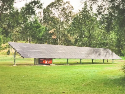 Ground mount solar system