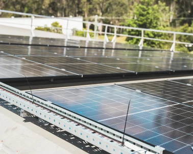Solar panel installation