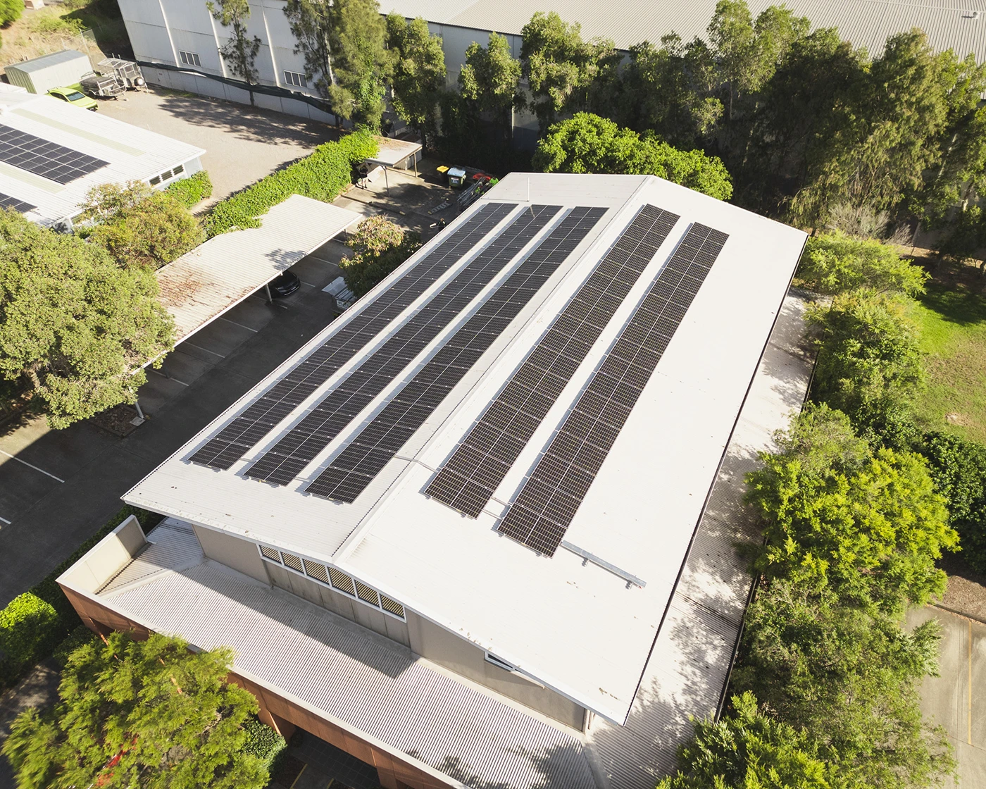 Maitland region commercial solar power install