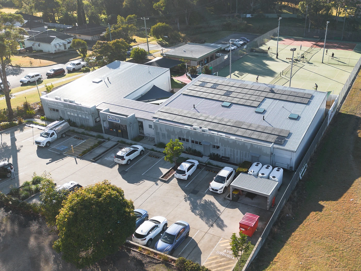 Solar system for businesses