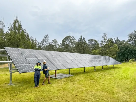 Ground mount off grid solar