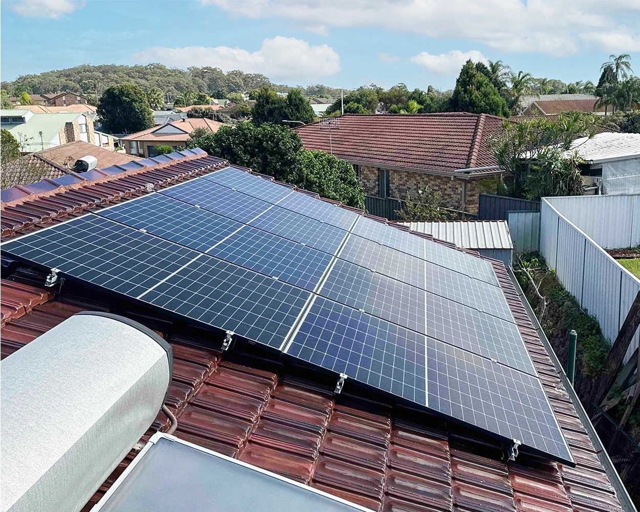 Home Solar panel array