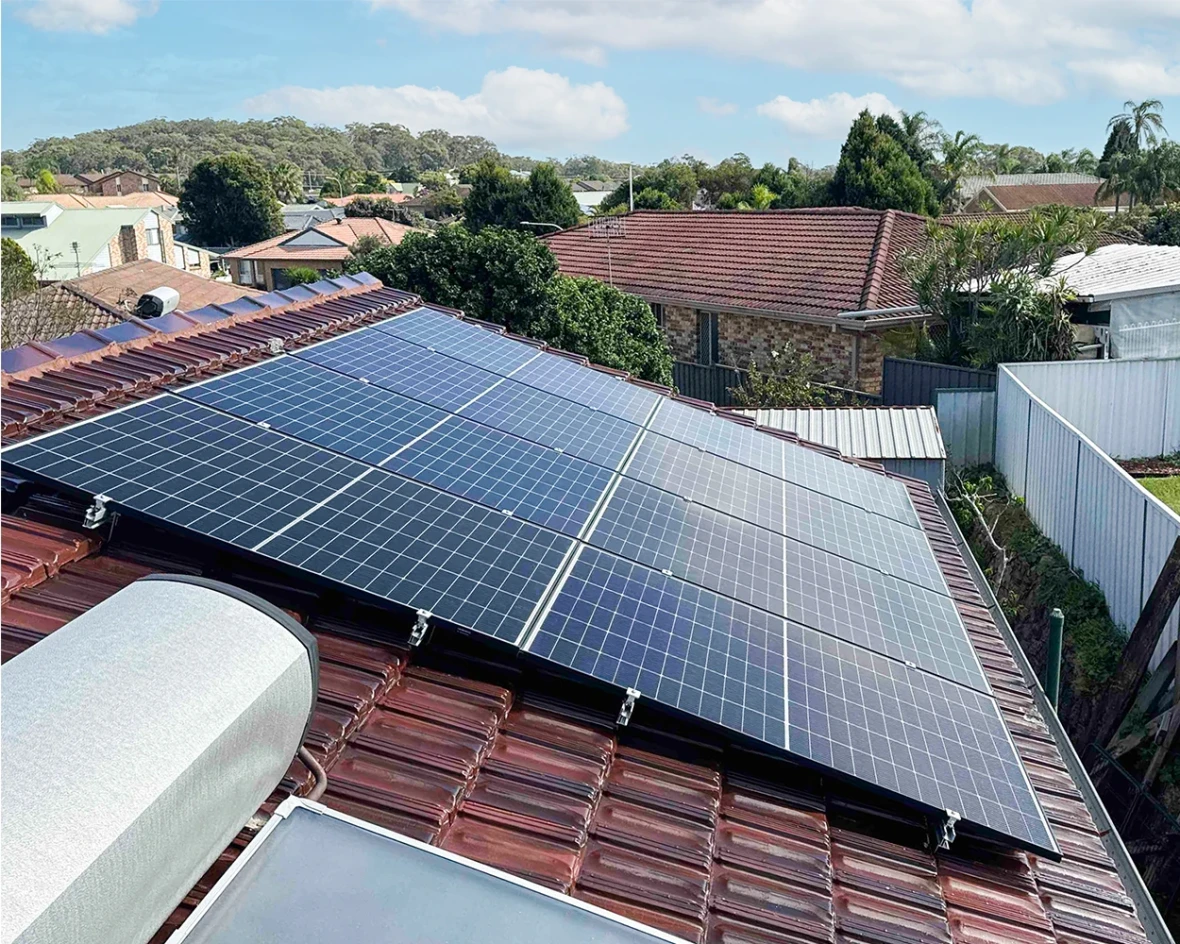 Home Solar panel array