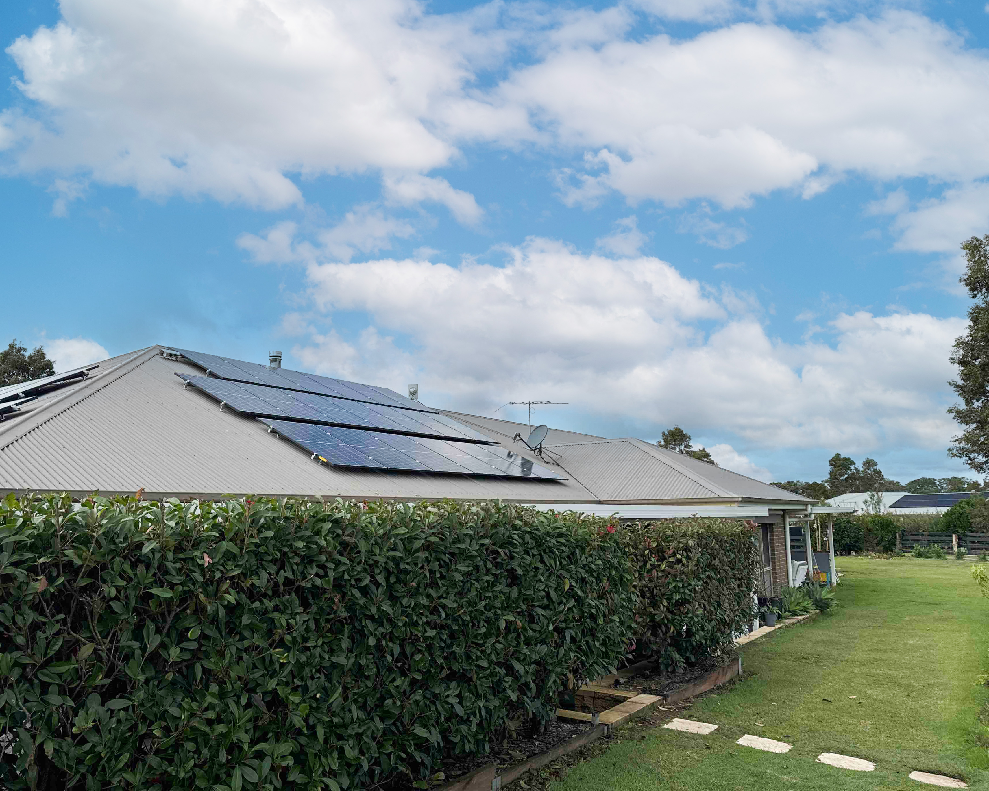 Home Solar panel array