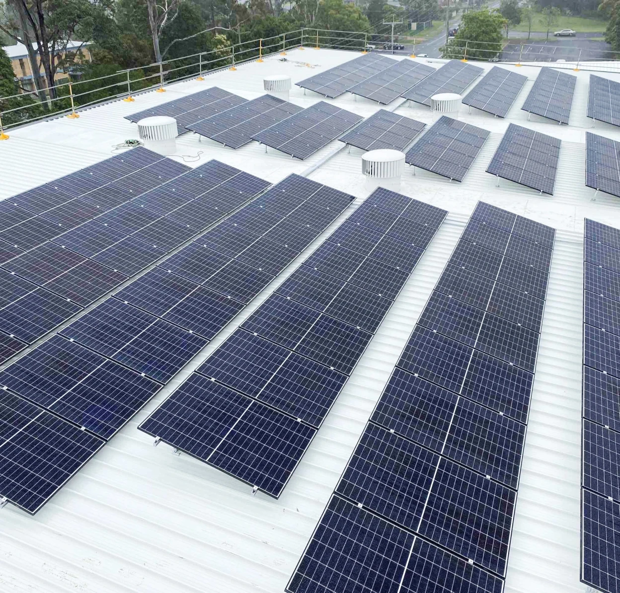 Large-scale solar PV system